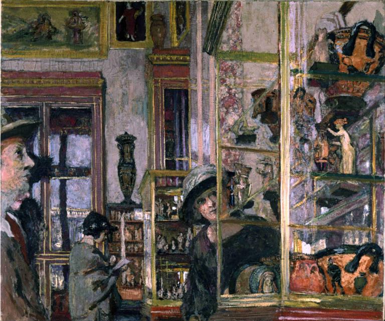 La Salle Clarac,Clarac Hall,Edouard Vuillard,Öljymaalaus,Öljymaalaus, hattu, maalaus (esine), sisällä