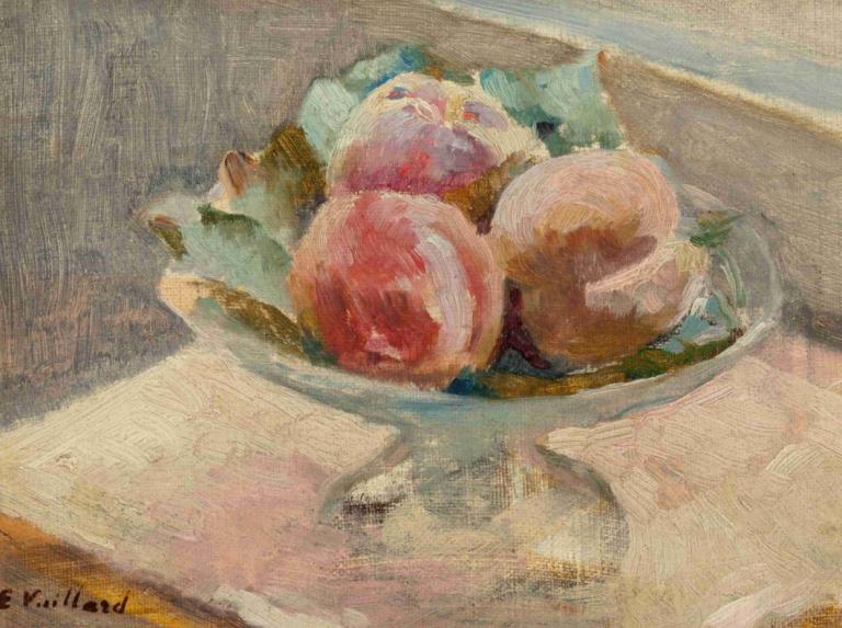 Le compotier de pêches (Bowl of peaches),Semangkuk buah persik,Edouard Vuillard,Temperatur,Temperatur