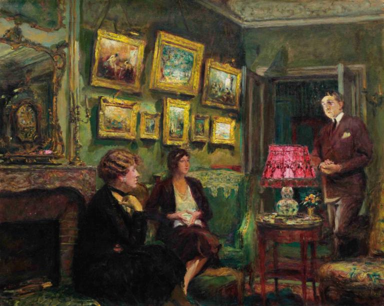 Mme Gillou Chez Elle (L'accord Parfait),Мадам Гиллу в гостях у Эль (L'accord Parfait),Edouard Vuillard