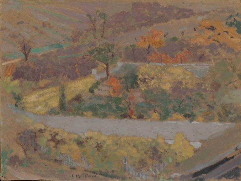 Orchard,Verger,Edouard Vuillard,Peinture à l'huile,Peinture à l'huile, arbre, pas d'humains, en plein air