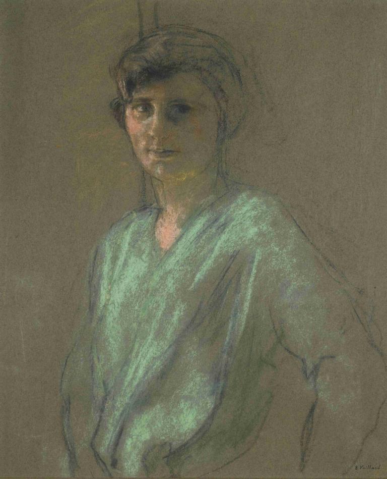 Portrait D’Irène Montanet,Edouard Vuillard,Peinture à l'huile,Peinture à l'huile, solo, 1garçon