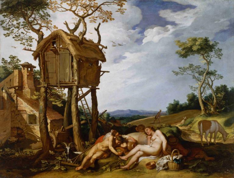 Parable Of The Wheat And The Tares,Liknelsen om vetet och tärningarna,Abraham Bloemaert,Oljemålning