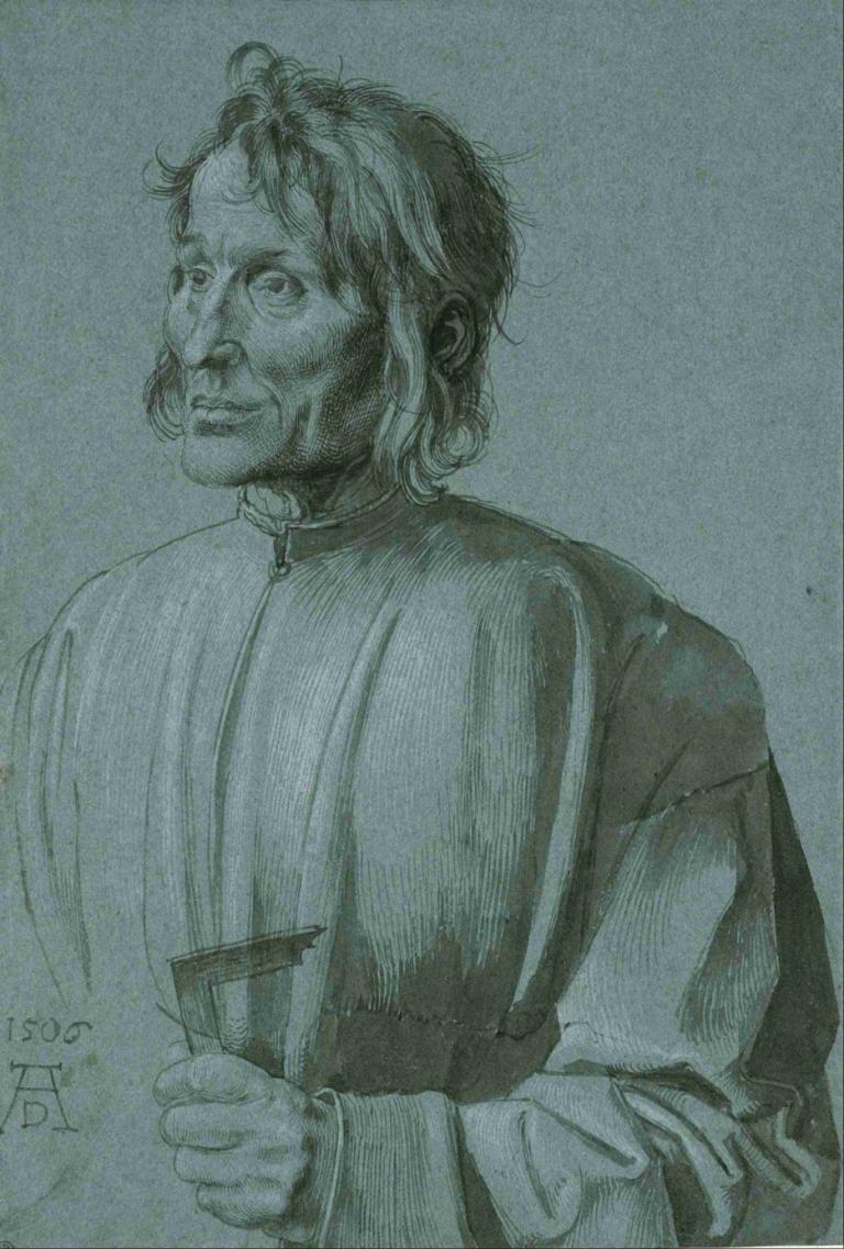 The Architect Hieronymus von Augsburg,Arsitek Hieronymus dari Augsburg,Albrecht Dürer,Sketsa,Sketsa, solo