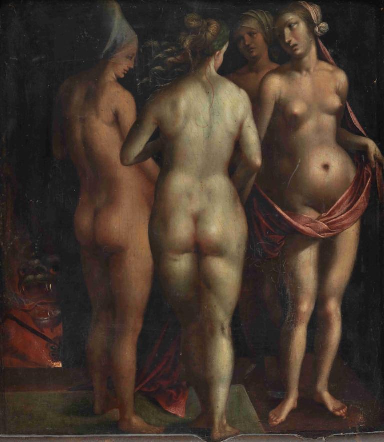 Venus and the Three Graces,Η Αφροδίτη και οι τρεις Χάριτες,Albrecht Dürer,Ελαιογραφία,Ελαιογραφία