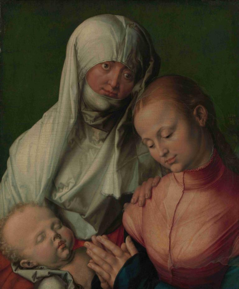 Virgin and Child with Saint Anne,Παναγία και παιδί με την Αγία Άννα,Albrecht Dürer,Ελαιογραφία,Ελαιογραφία