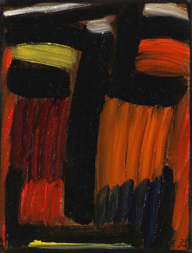 Meditation,Alexej von Jawlensky,Oljemålning,Oljemålning, inga människor, traditionella medier, robot, regn