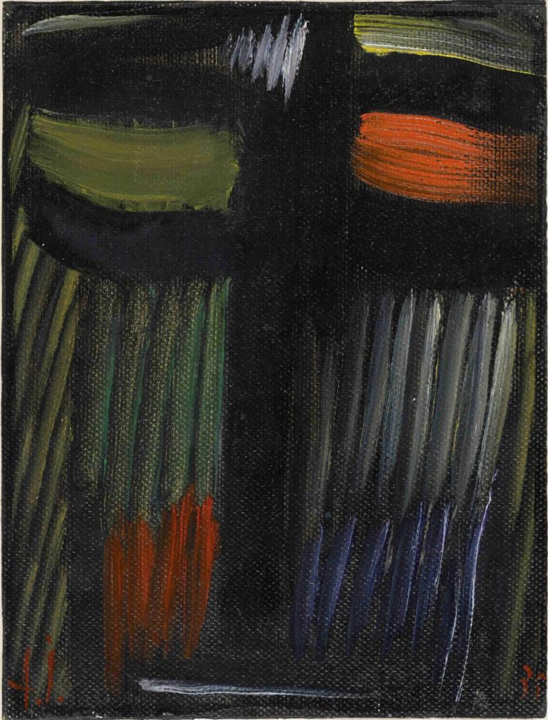 Meditation N. 133,Meditasjon N. 133,Alexej von Jawlensky,Alexei von Jawlensky,Oljemaleri,Oljemaleri