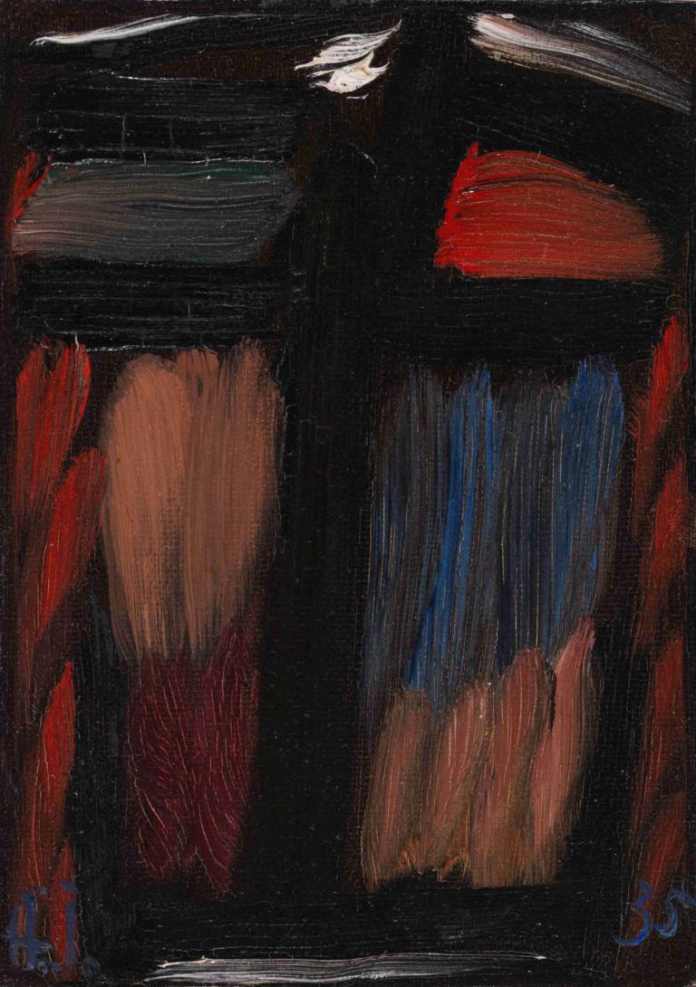 Meditation N. 26,Alexej von Jawlensky,Oljemålning,Oljemålning, solo, traditionella medier, inga människor