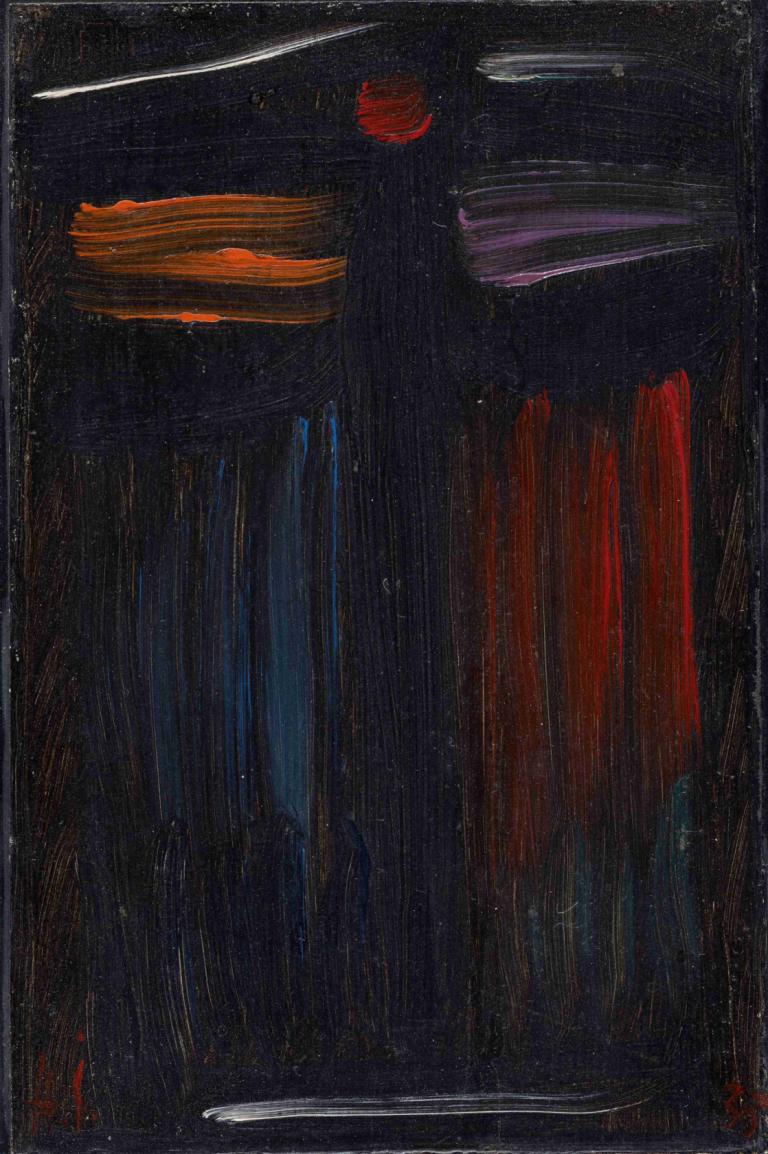 Meditation N. 33,Alexej von Jawlensky,Oljemålning,Oljemålning, inga människor, traditionella medier