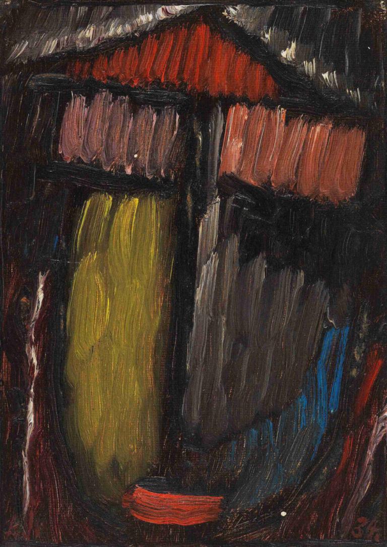 Meditation No. 70,Meditation nr 70,Alexej von Jawlensky,Oljemålning,Oljemålning, inga människor