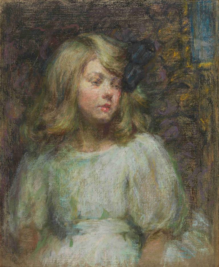 Peggy,Пегги,Alice Pike Barney,Элис Пайк Барни,Картина Маслом,Картина Маслом, 1 девушка, соло, светлые волосы