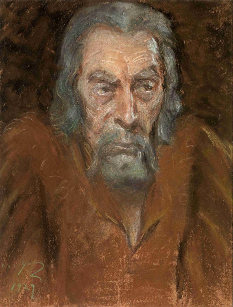 R. D. Shepherd as Shylock,R. Д. Шепард в роли Шейлока,Alice Pike Barney,Элис Пайк Барни,Картина Маслом