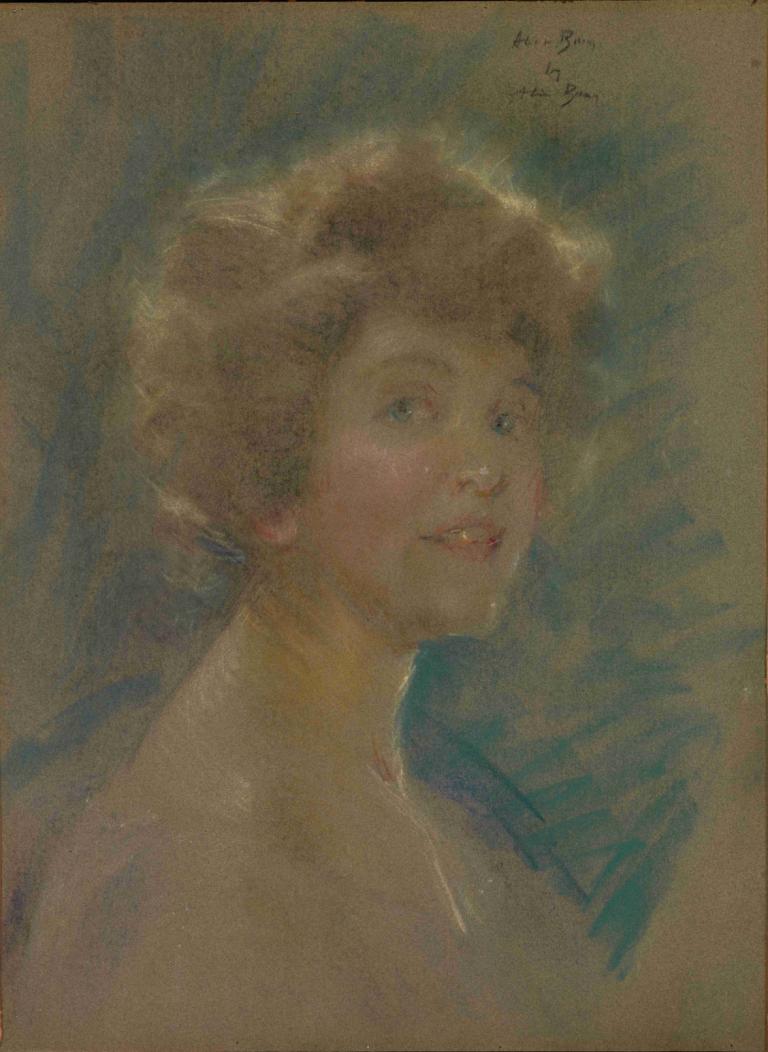 Self-Portrait in Light Tones,Selbstporträt in hellen Tönen,Alice Pike Barney,Ölgemälde,Ölgemälde, Solo