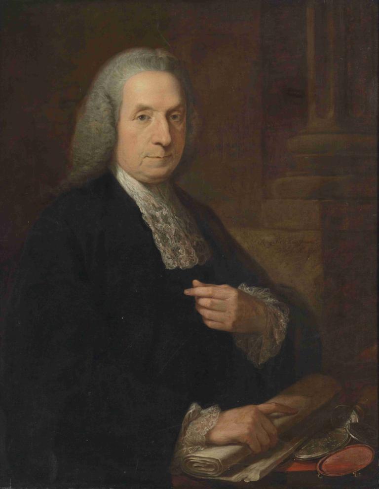 Portrait of the Irish lawyer and politician Philip Tisdall,Angelica Kauffmann,Oil Painting,Oil Painting, solo