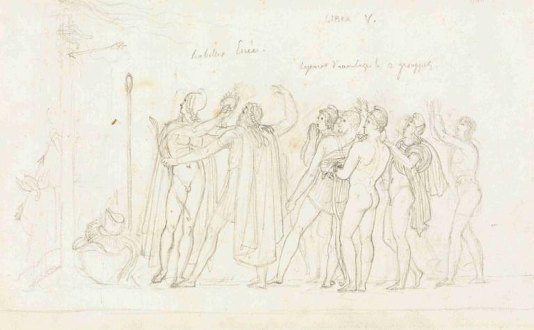 The Archery Match, from the Aeneid, Book V,La gara di tiro con l'arco, dall'Eneide, libro V