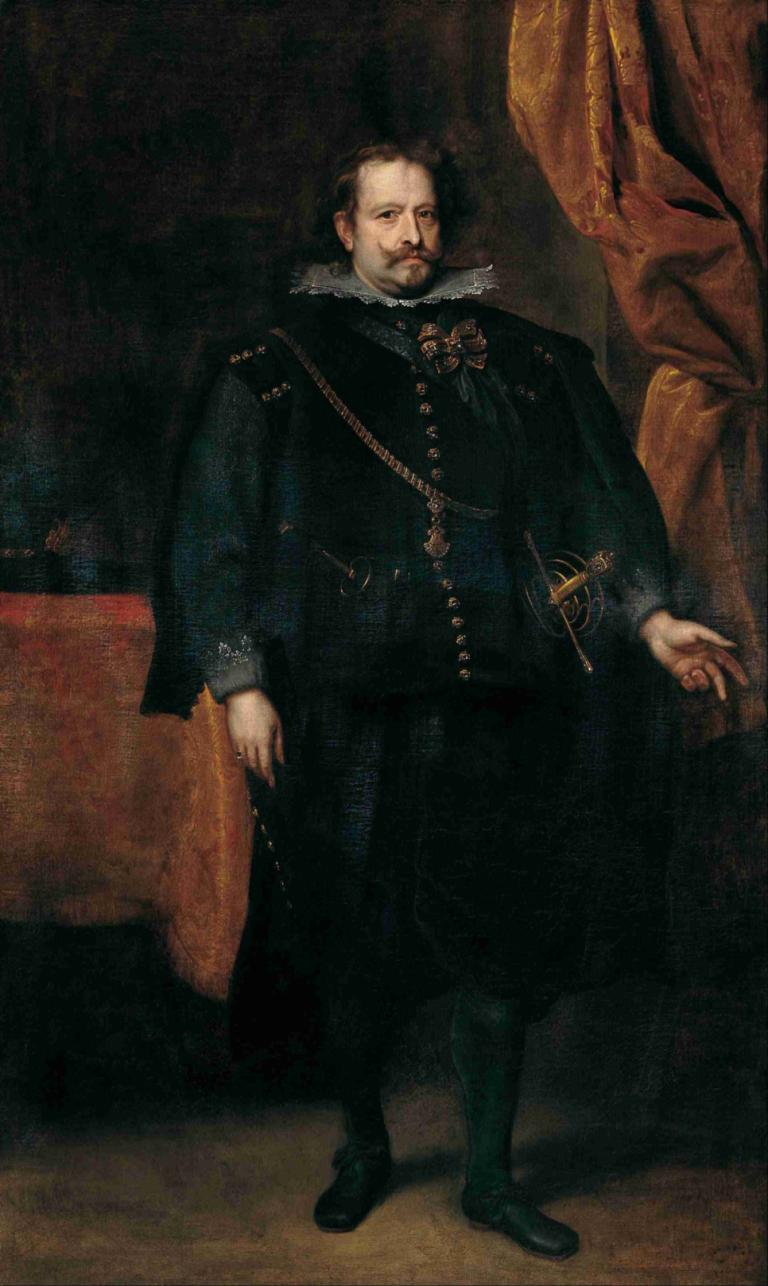 Diego De Mexía, Marquess Of Leganés,ディエゴ・デ・メヒア、レガネス侯爵,Anthony van Dyck,アンソニー・ファン・ダイク,油絵,油絵, 男の子1名, 男性の焦点, 顔の毛