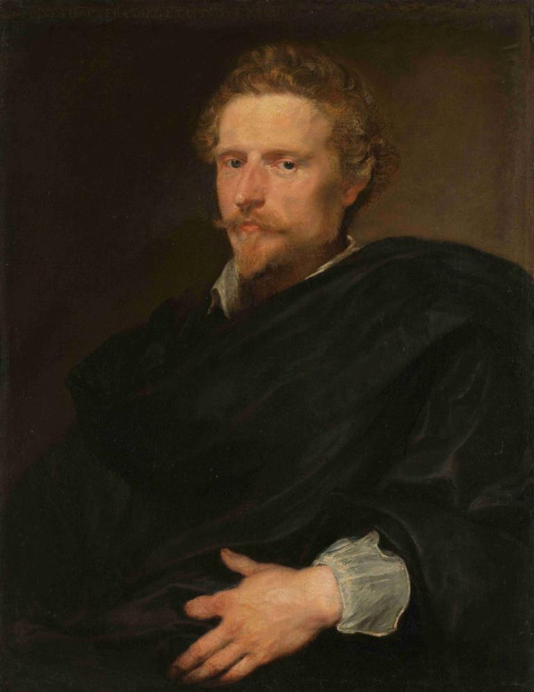 Portrait of a Man,Portrét muže,Anthony van Dyck,Olejomalba,Olejomalba, sólo, parodie na výtvarné umění