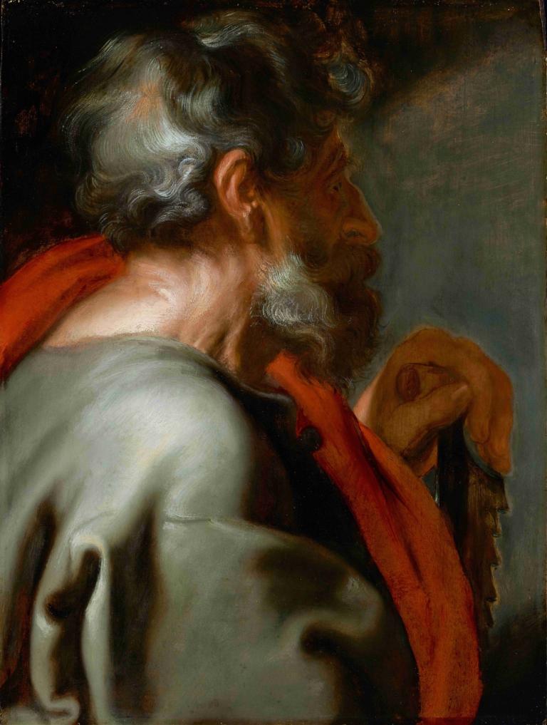 The Apostle Simon,L'apostolo Simone,Anthony van Dyck,Pittura ad olio,Pittura ad olio, 1 ragazzo