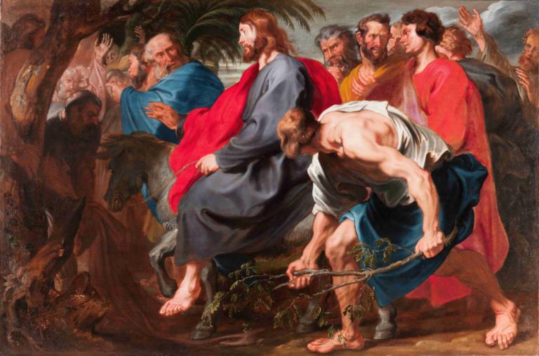 The Entry of Christ into Jerusalem,L'ingresso di Cristo a Gerusalemme,Anthony van Dyck,Pittura ad olio