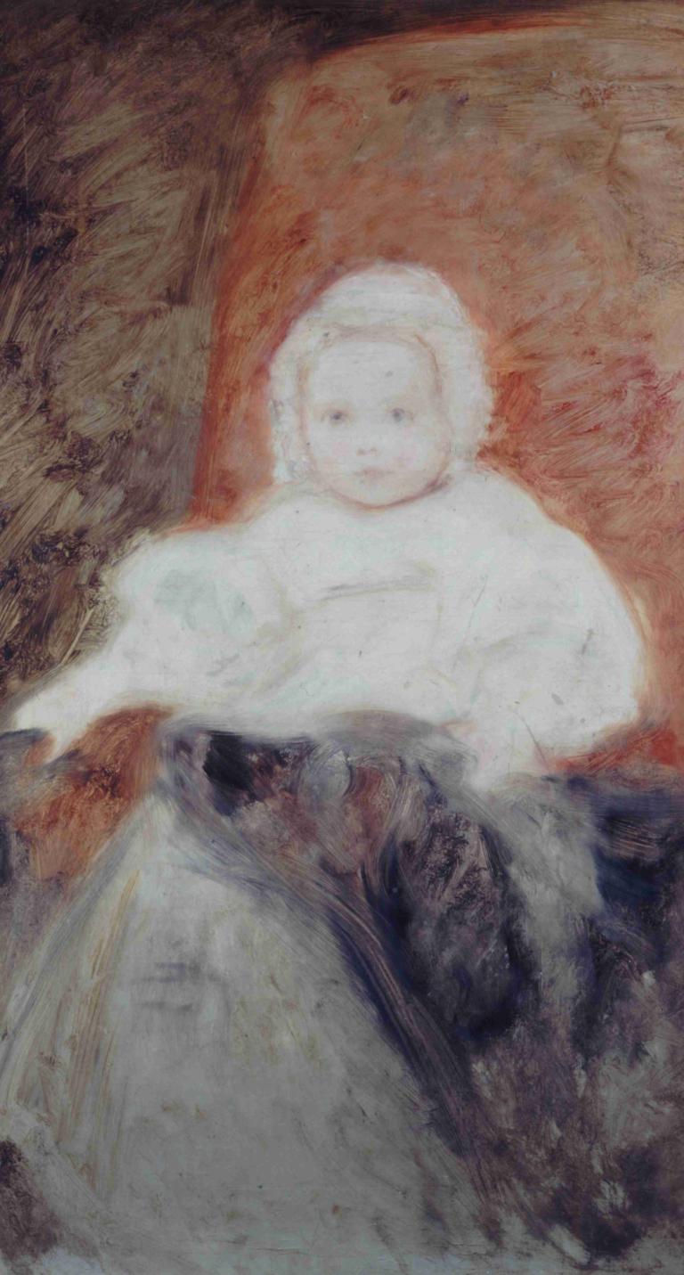 Cornélie Scheffer enfant,Cornélie Scheffer de niña,Ary Scheffer,Pintura al óleo,Pintura al óleo, solo