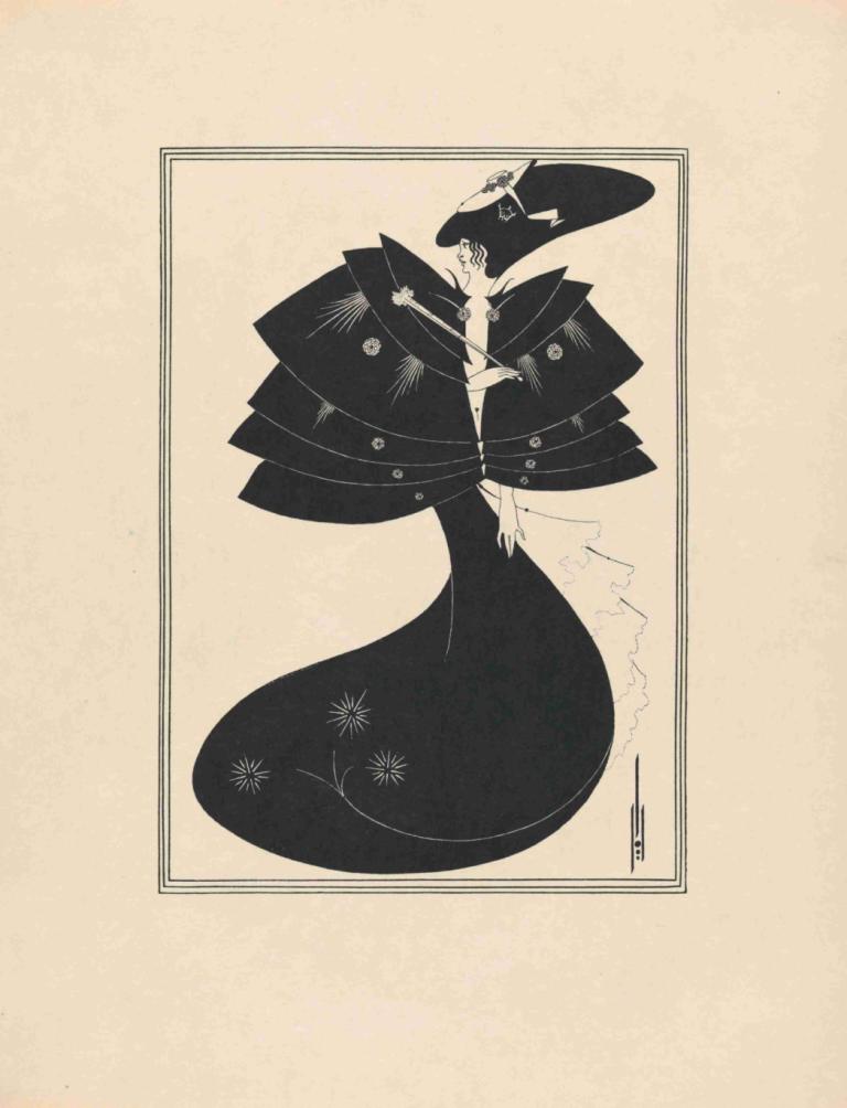 Illustration to Salome by Oscar Wilde 3,Oscar Wilde'dan Salome için illüstrasyon 3,Aubrey Vincent Beardsley