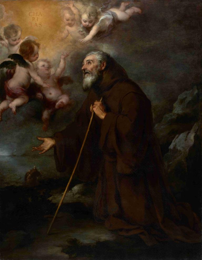 The Vision of Saint Francis of Paola,Die Vision des Heiligen Franz von Paola,Bartolomé Estebán Murillo