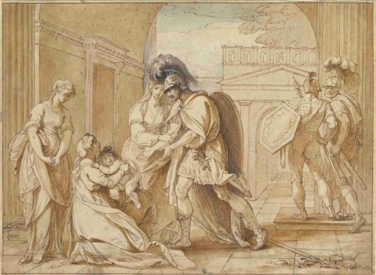 Hector taking leave of Andromache; the Fright of Astyanax