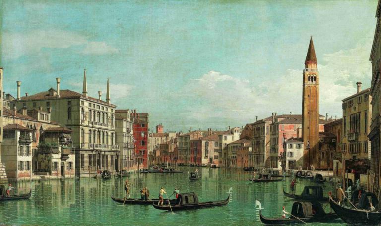 The Grand Canal, Venice, Looking Southeast, with the Campo della Carità to the Right