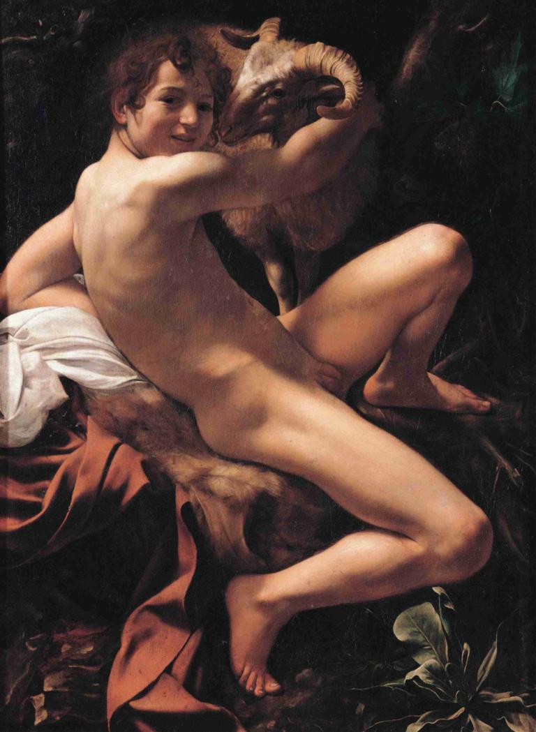 Saint John the Baptist,San Giovanni Battista,Caravaggio,Pittura ad olio,Pittura ad olio