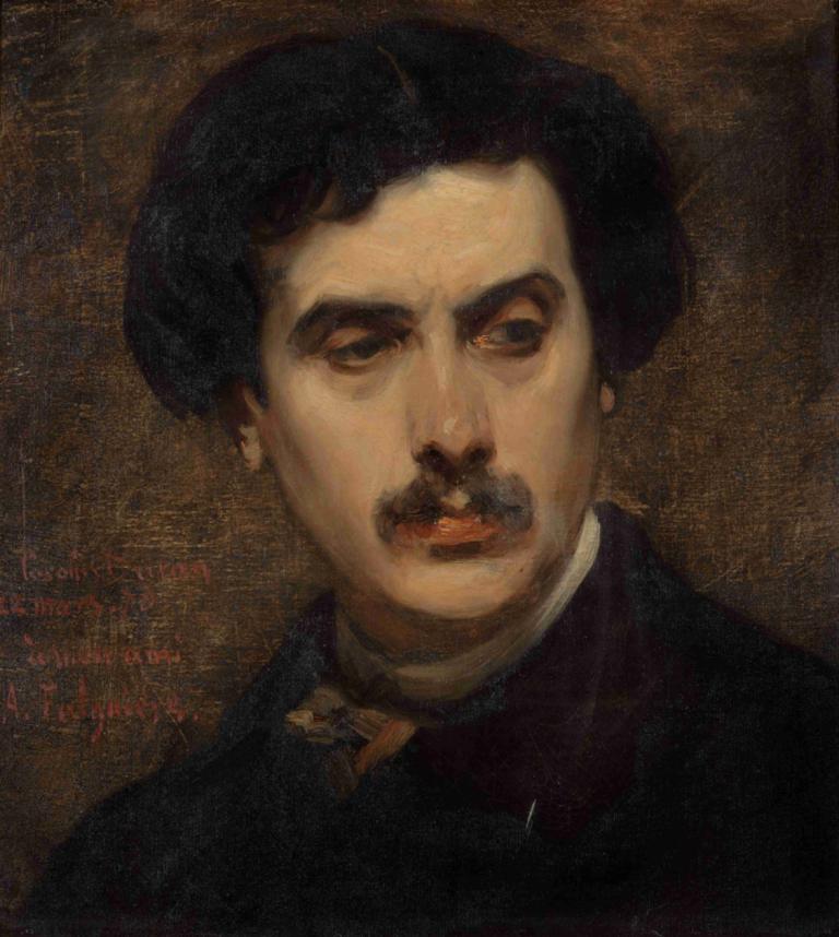 Portrait d'Alexandre Falguière,Portret van Alexandre Falguière,Carolus-Duran,Olieverf,Olieverf, 1 jongen