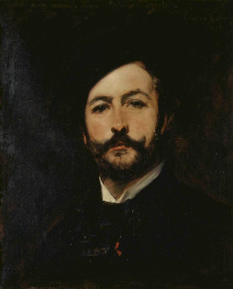 Portrait du baron Antoine d'Ezpeleta,Ritratto del barone Antoine d'Ezpeleta,Carolus-Duran,Pittura ad olio