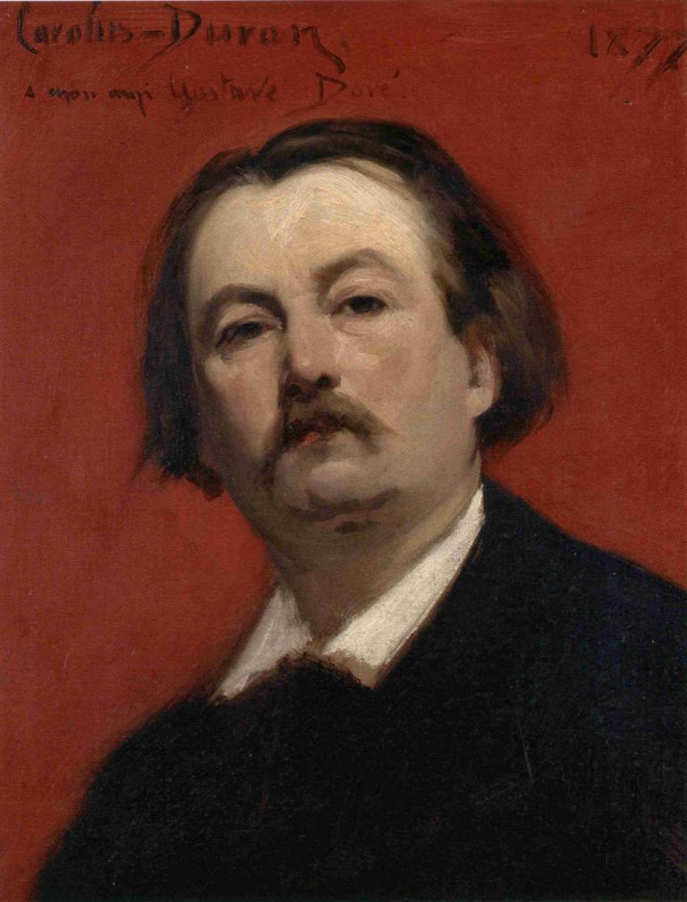 Portrait of Gustave Doré,Portrait de Gustave Doré,Carolus-Duran,Peinture à l'huile,Peinture à l'huile, solo