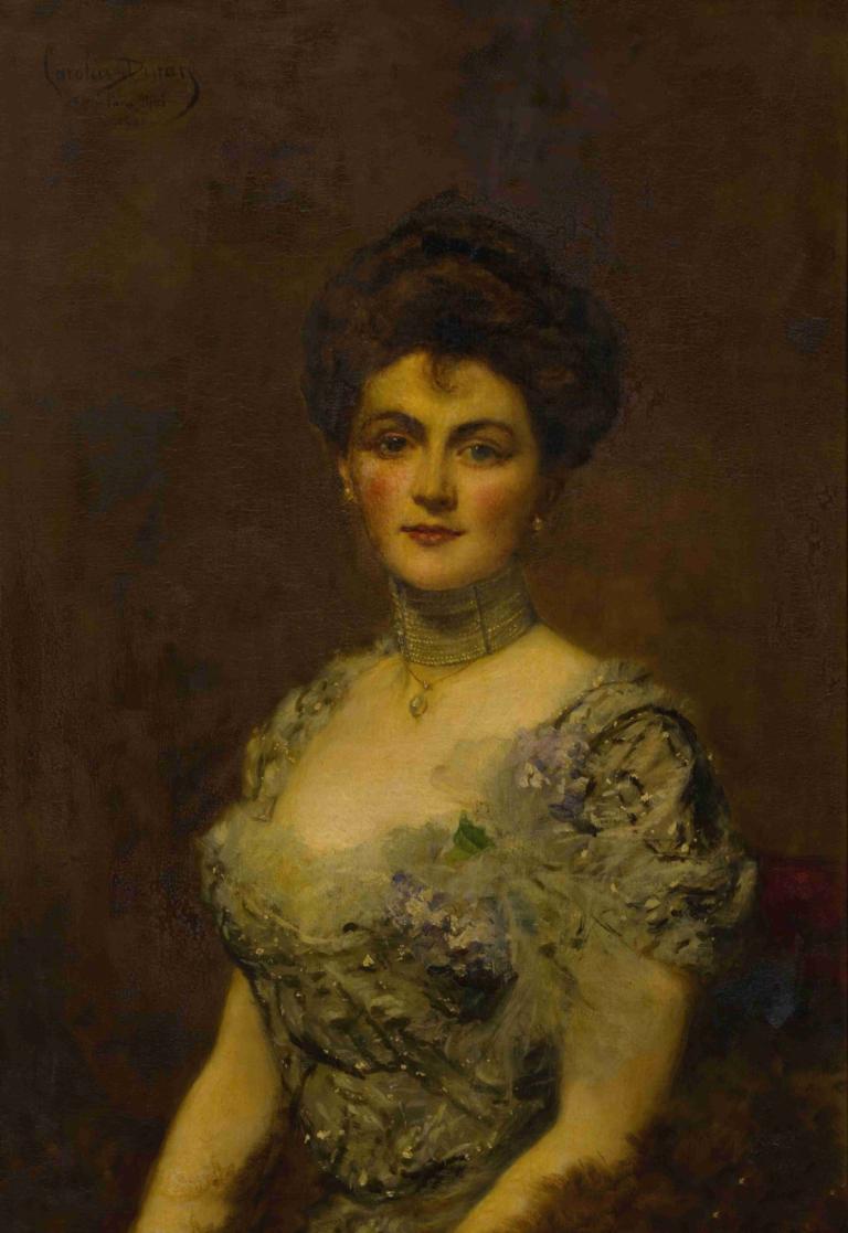 Portrait of a woman,Portrait d'une femme,Carolus-Duran,Peinture à l'huile,Peinture à l'huile, 1fille, solo