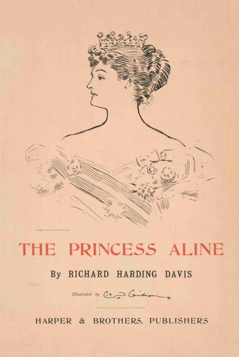 The Princess Aline by Richard Harding Davis,Charles Dana Gibson,Illustration,Illustration, 1girl