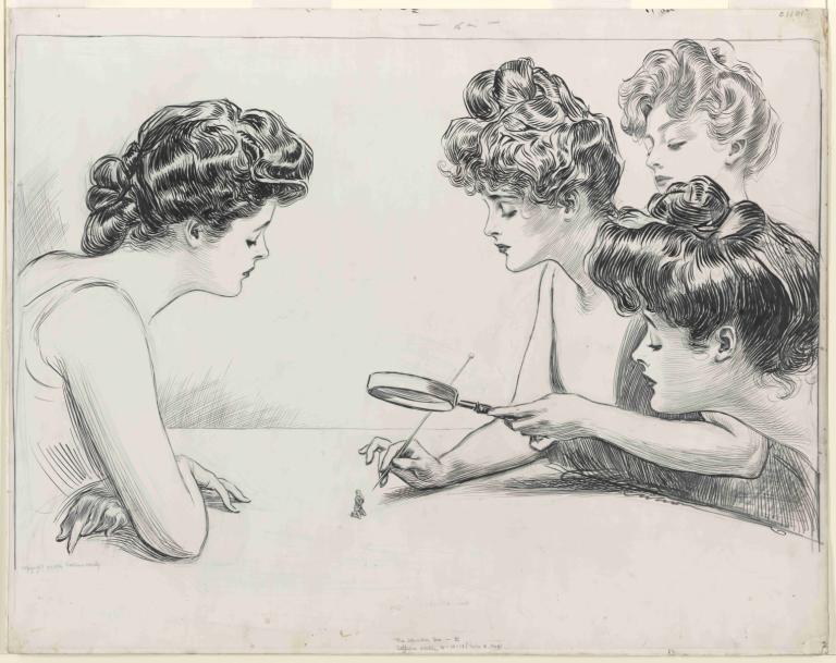 The weaker sex. II,Jenis kelamin yang lebih lemah. II,Charles Dana Gibson,Sketsa,Sketsa, satu warna