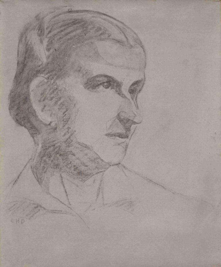 Portrait of Augusta B. Demuth [the artist’s mother],아우구스타 B. 데무스[작가의 어머니]의 초상화,Charles Demuth,찰스 데무스,스케치,스케치