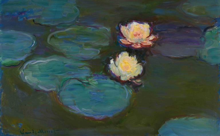 Nympheas,Ninfee,Claude Monet,Pittura ad olio,Pittura ad olio, ninfea, fiore, acqua, nessun essere umano, loto