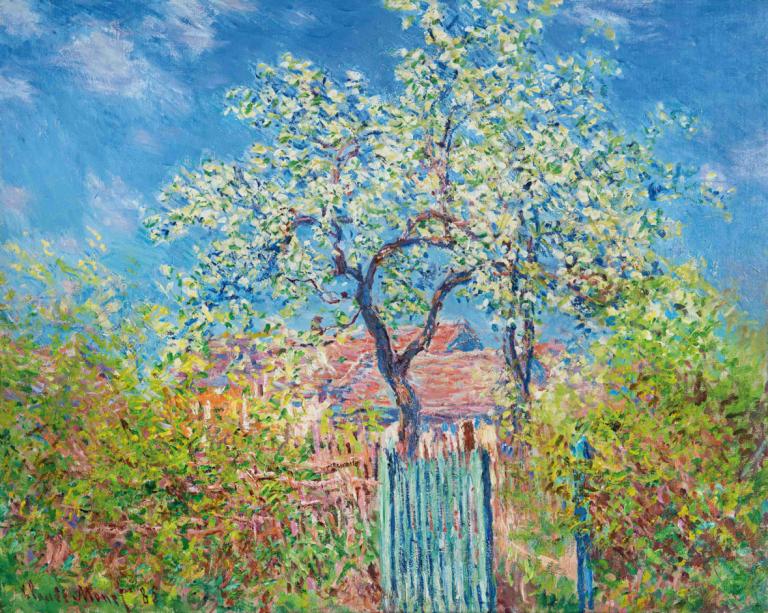 Poirier En Fleurs,โบริล เอนเวอร์เรลล์,Claude Monet,คลัด โมเนต์,จิตรกรรมสีน้ำมัน,จิตรกรรมสีน้ำมัน, ไม่มีมนุษย์