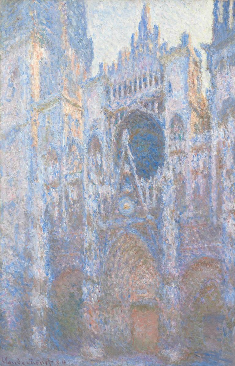 Rouen Cathedral, West Façade,Руанский собор, западный фасад,Claude Monet,Клод Моне,Картина Маслом