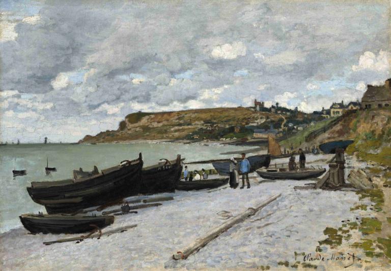 Sainte-Adresse,Claude Monet,Pittura ad olio,Pittura ad olio, all'aperto, moto d'acqua, scenario, nuvola