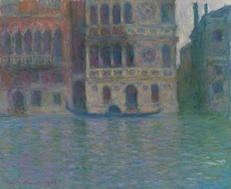 Venice, Palazzo Dario,Venedik, Dario Sarayı,Claude Monet,Yağlı boya,Yağlı boya, insan yok, geleneksel medya