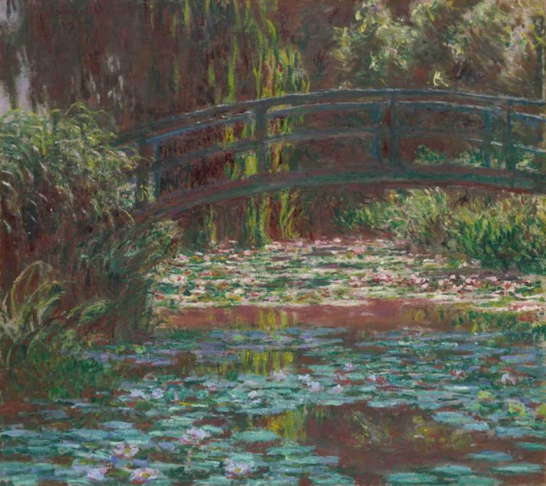 Water Lily Pond,Пруд с водяными лилиями,Claude Monet,Клод Моне,Картина Маслом,Картина Маслом, пейзаж