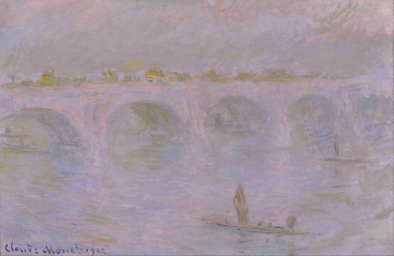 Waterloo Bridge in London,Мост Ватерлоо в Лондоне,Claude Monet,Клод Моне,Картина Маслом,Картина Маслом