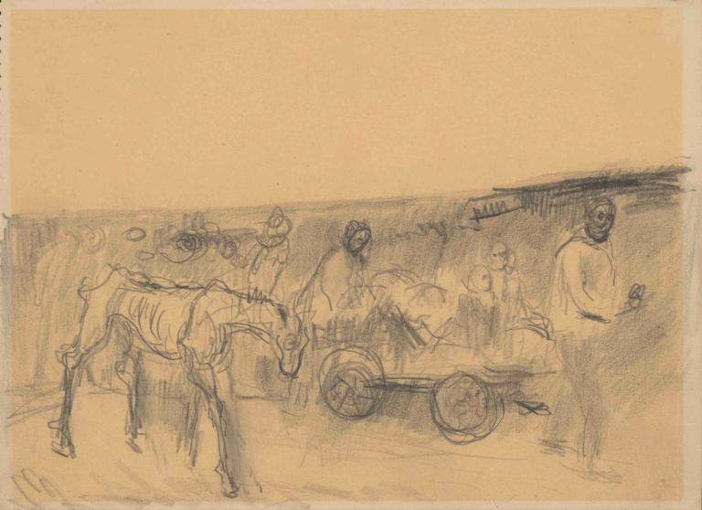 Study for Refugees,Étude pour les réfugiés,Cyprián Majerník,Croquis,Croquis, véhicule terrestre