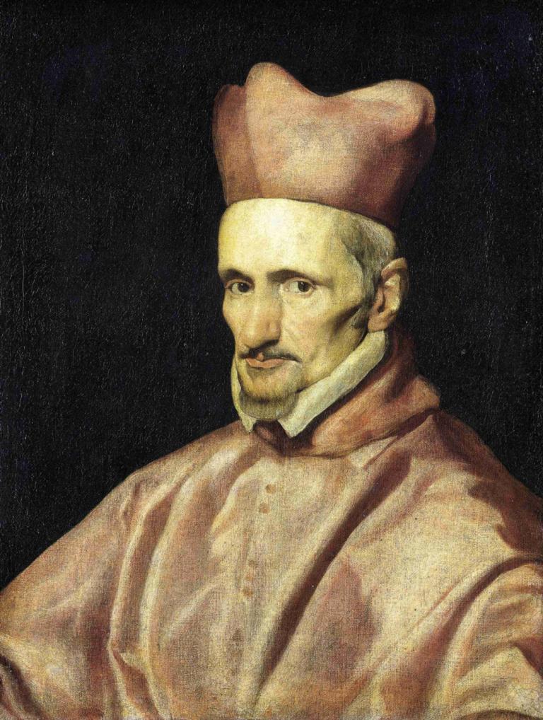 Portrait of Cardinal Gaspar de Borja y Velasco,加斯帕·德·博爾哈·貝拉斯科樞機主教肖像,Diego Velázquez,迭戈·貝拉茲克斯,油畫,油畫, 獨奏, 1男孩