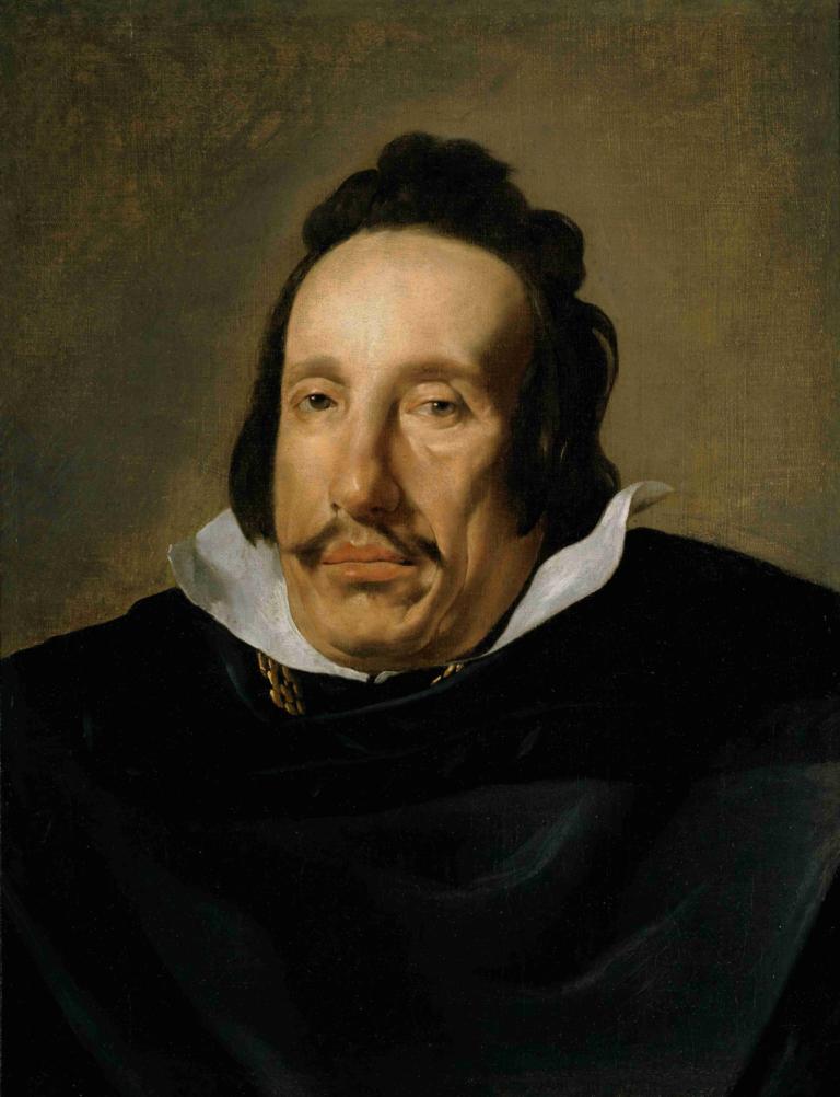 Portrait of a Man,Portræt af en mand,Diego Velázquez,Diego Velazquez,Oliemaleri,Oliemaleri, solo, realistisk