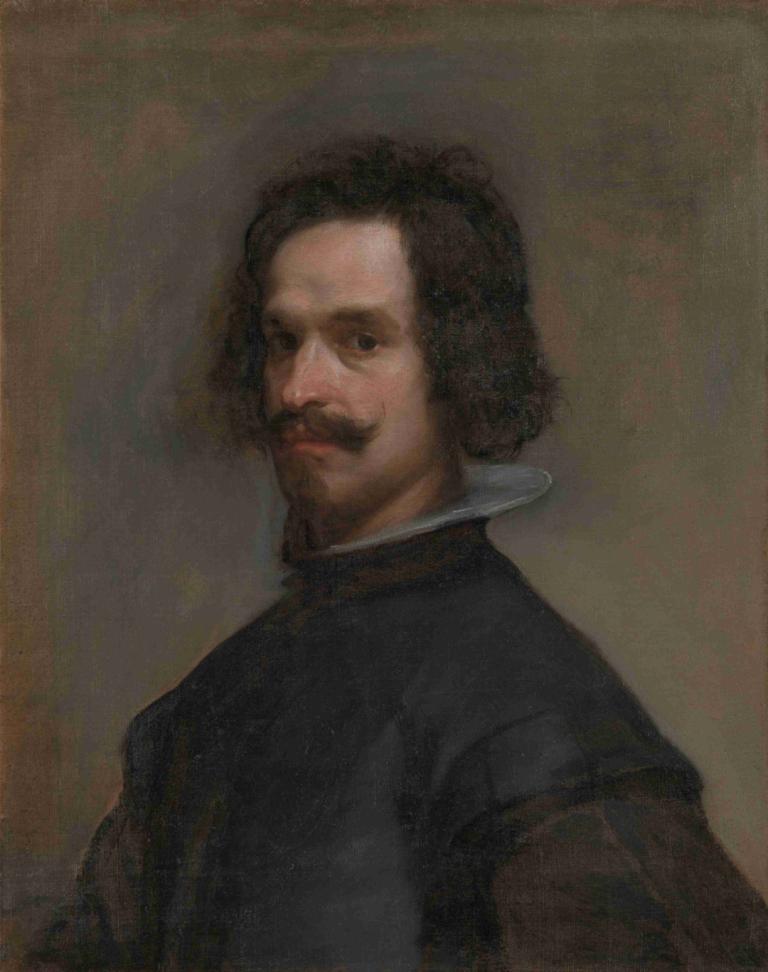 Portrait of a Man, Possibly a Self-Portrait,Portrét muže, možná autoportrét,Diego Velázquez,Diego Velazquez