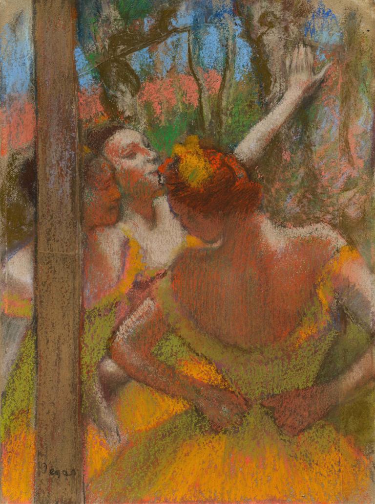 Dancers,Penari,Edgar Degas,Lukisan cat minyak,Lukisan cat minyak, pohon, parodi seni rupa