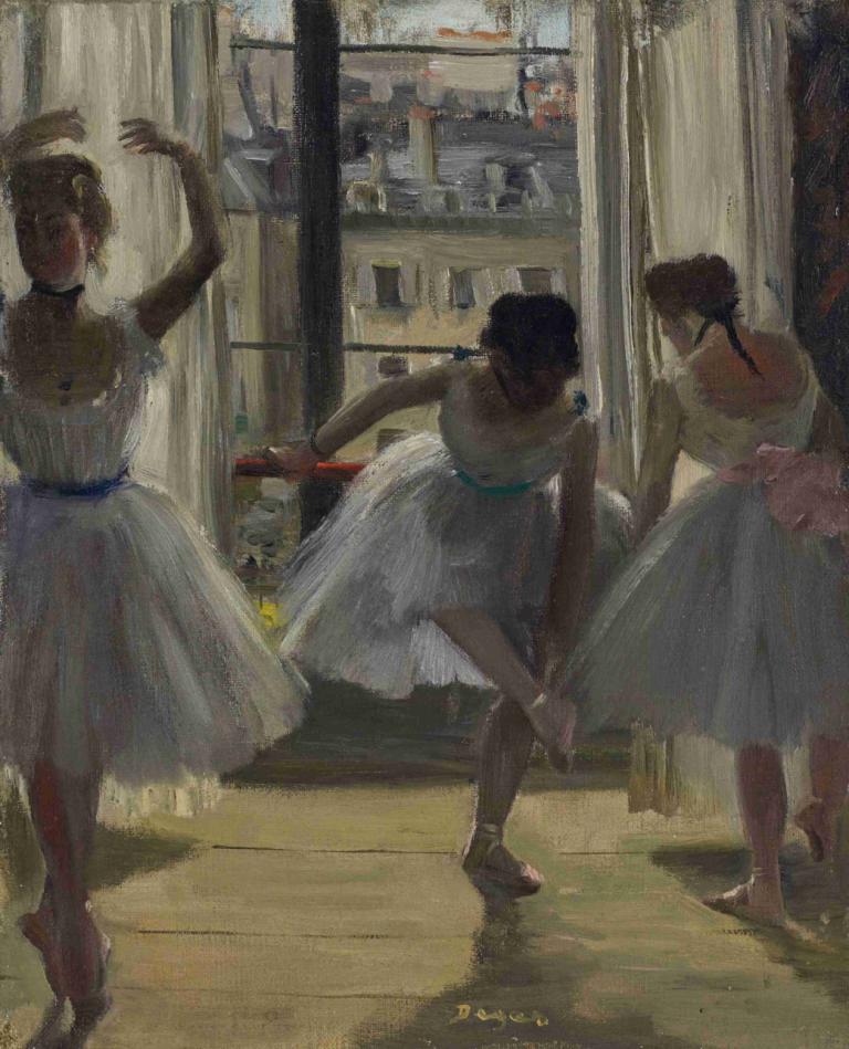 Danseuses dans une salle d'exercice (Trois Danseuses),Dnthers sharon (Dnthers) - Ảnh: Danthers.,Edgar Degas