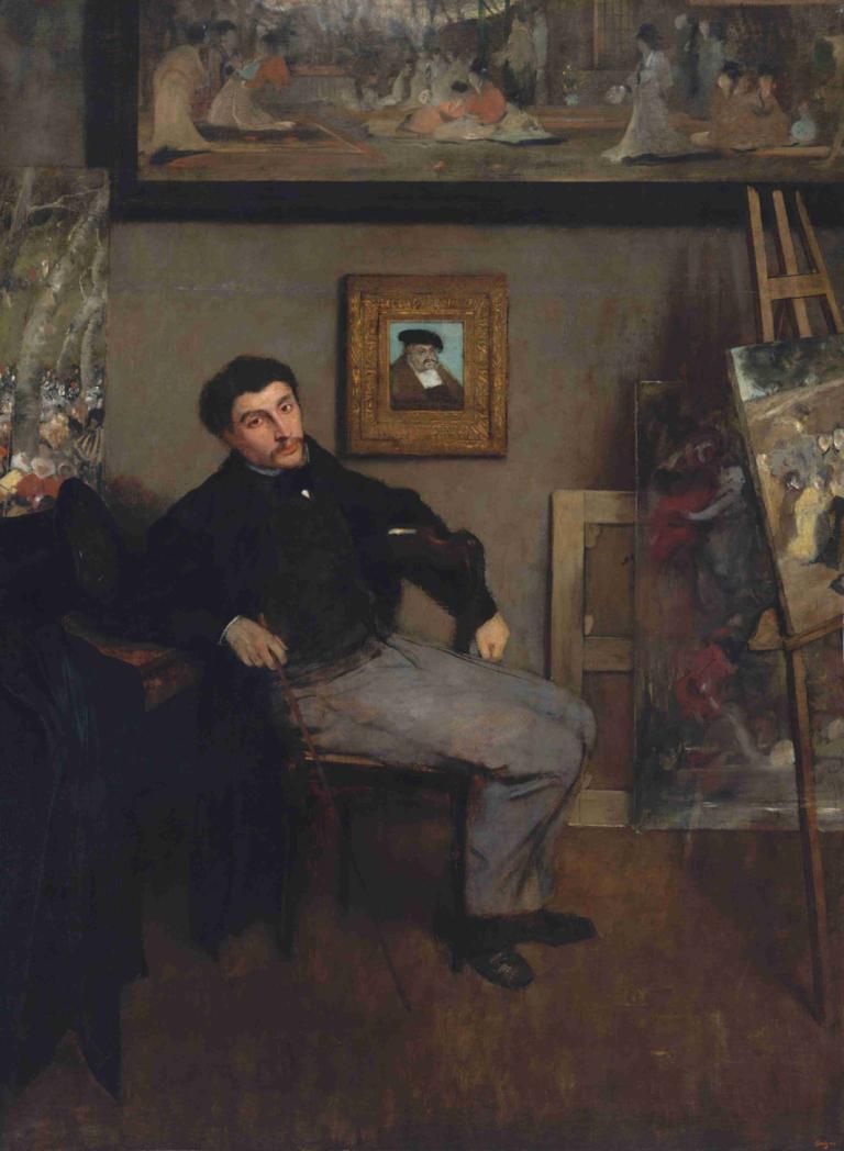 James-Jacques-Joseph Tissot (1836–1902),James-Jacques-Joseph Tissot (1836-1902),Edgar Degas,Oljna slika